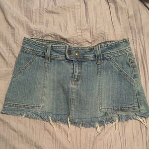 Denim Mini Skirt